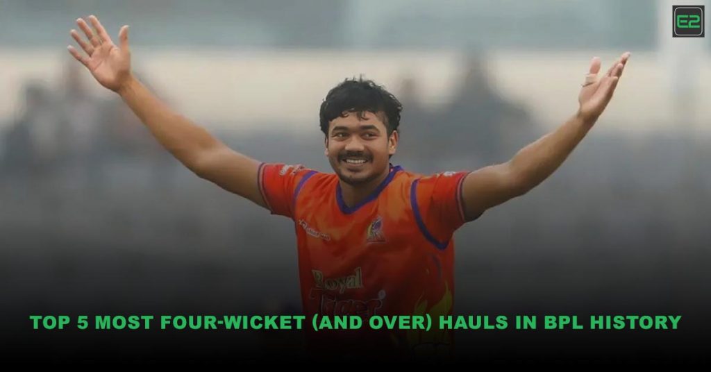 Most Four-Wicket (and Over) Hauls in BPL