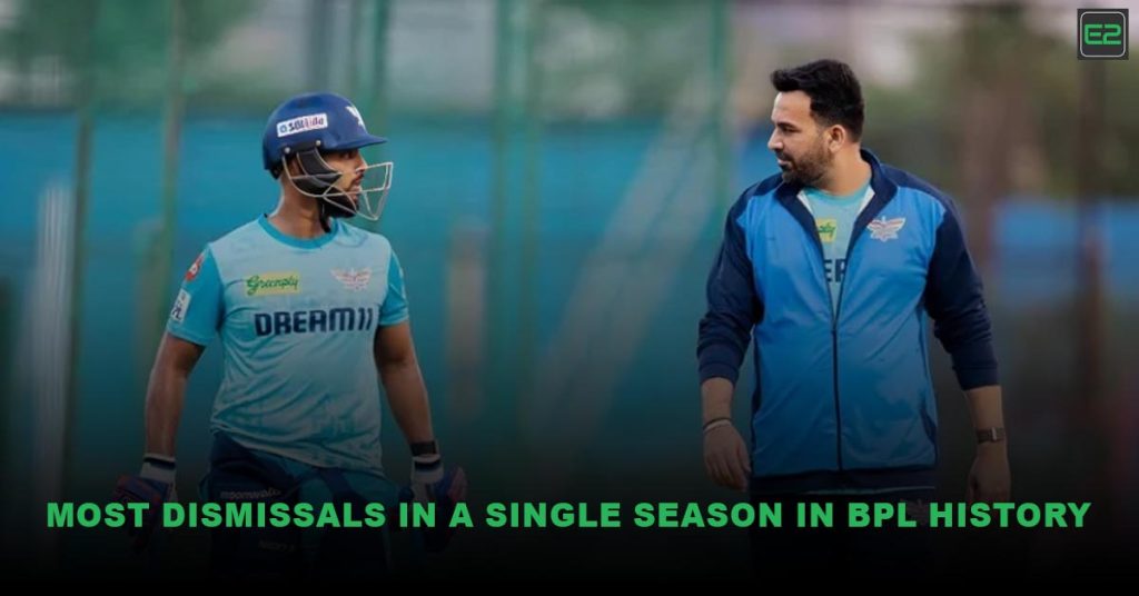 Most Dismissals in a Single Season