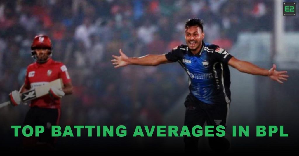 Top Batting Averages in BPL