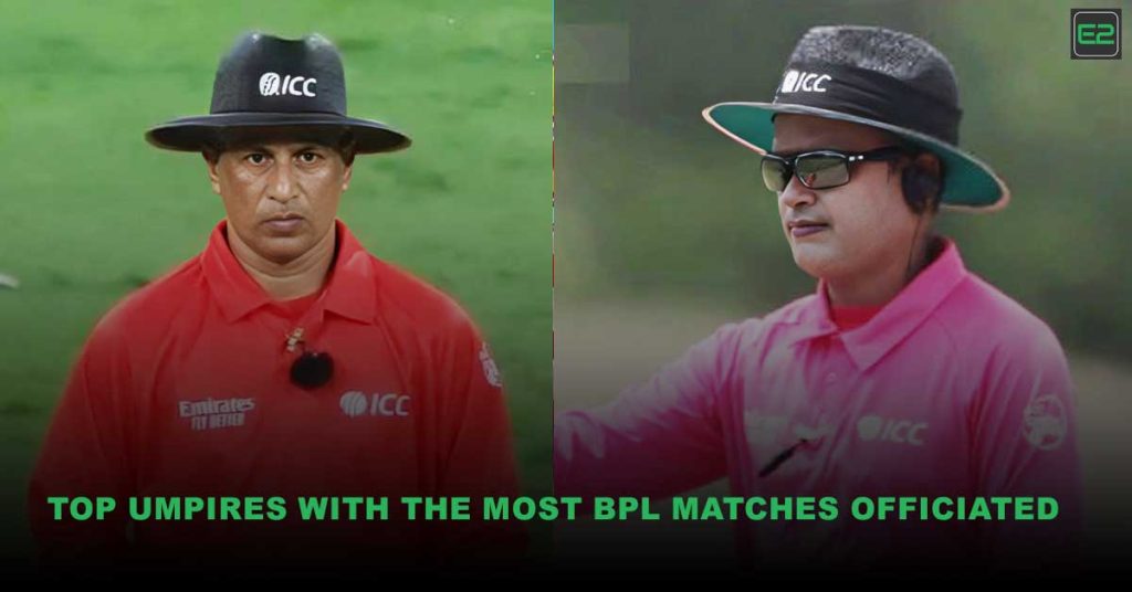Most BPL Matches Officiated