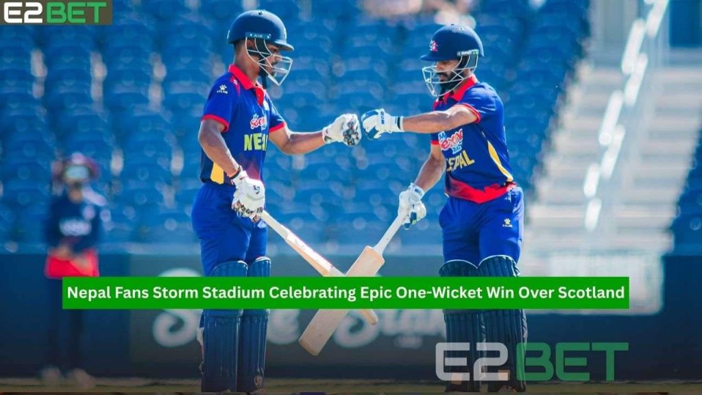 Nepal Fans Storm Stadium in Wild Celebration