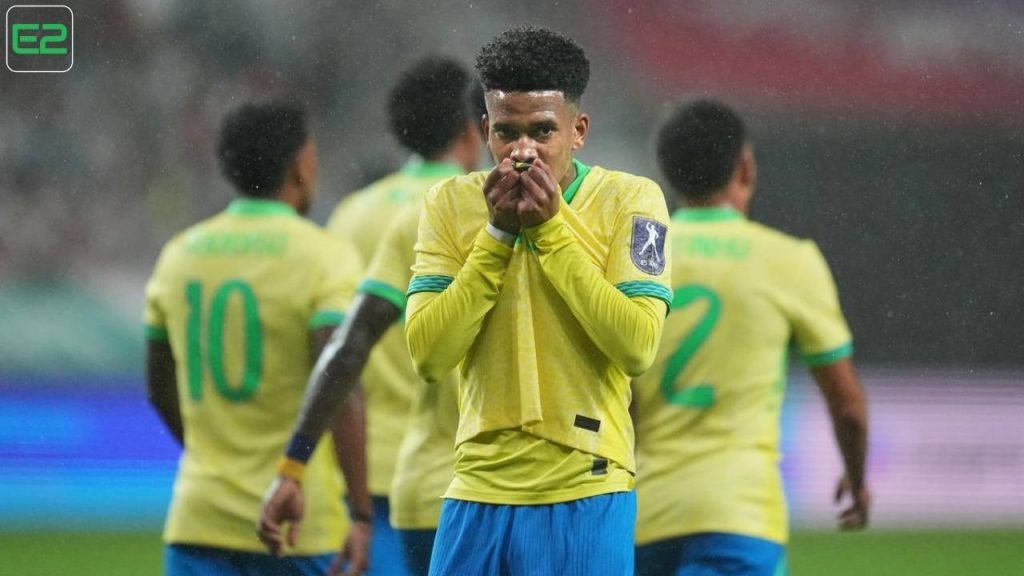 Brazil Thrash South Korea 5–0 as Estevão and Rodrygo Shine in Seoul Friendly